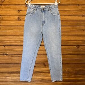 Rollas Dusters Womens Jeans Size 28 High Rise Slim Light Wash Denim 90s